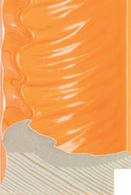 Bright orange picture frame moulding by the length