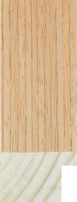 34x22mm Wooden frame moulding with an oak look veneer.