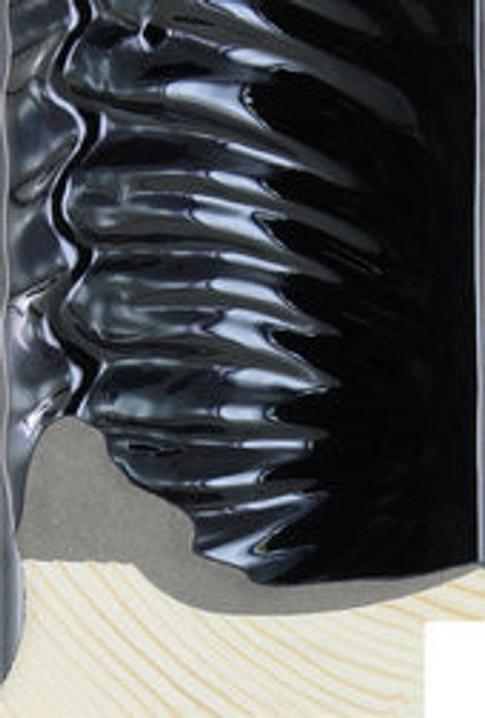 Storm 60mm Ornate Gloss Black Wood Moulding