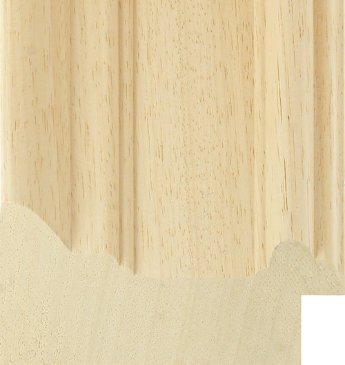 Galway 84mm Unfinished Obeche Wood Moulding