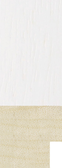33x33 White Woodgrain  Wood Moulding