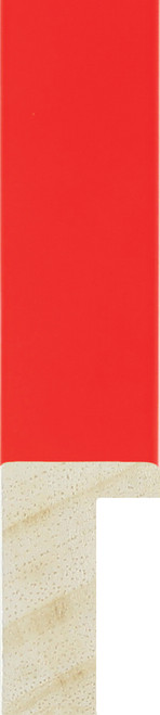Neon 20mm Red Deep Rebate  Wood Moulding