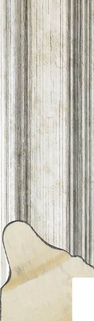 Elegant little silver wooden frame moulding