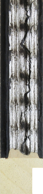 Rembrandt 20mm Ornate Ebony Silver Wood Moulding