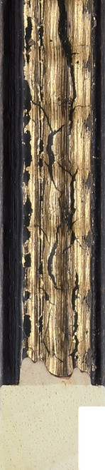 Rembrandt 20mm Ornate Ebony Gold Wood Moulding