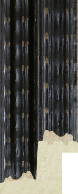 Rembrandt 36mm Ornate Black Wood Moulding