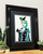 Zoe 74mm Gloss Black Polcore Moulding