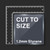 Styrene cut to size with measure guide surround