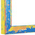 Art Attack 20mm Blue Paint Splatter Wood Moulding