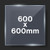 600x600mm 1.2mm Clear Styrene