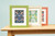 3 Art prints in colourful Morris range frames