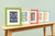 Set of 5 framed pictures on a table - Morris Frame Range