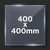 400x400mm 1.2mm Clear Styrene
