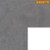 Corner sample of grey suedette mountboard