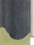 64mm Mid Scoop Charcoal Silver Line White Label Moulding