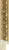 Petite ornate gold wooden picture frame moulding.
