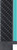 30mm Carbon fibre effect with  turquoise edge photo frame moulding for car fans.