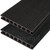 Hampton Black Open Core Composite Decking showing both sides