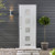 White door surrounded by Nevis Grey Composite Exterior Wall Cladding