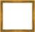 Gold and green wooden picture frame with empty space