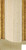46mm Cream frame moulding with gold side edges