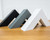 Flat Cube 54mm White Woodgrain Wood Moulding