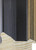 Exquisite ebony black wooden frame moulding with antique gold edge