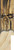 Bamboo 25mm Distressed Gold Wood Moulding