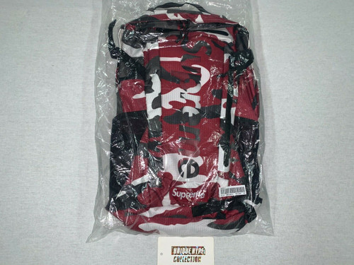 Supreme SS21 Red Camo Backpack – Limited Edition Box Logo Bag