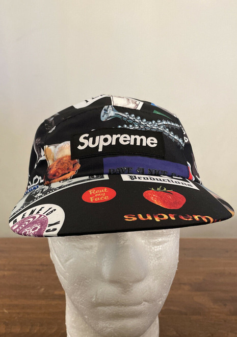Supreme GORE-TEX Long Bill Camp Cap Black Stickers Design (Size M/L) – SS21 Week 1