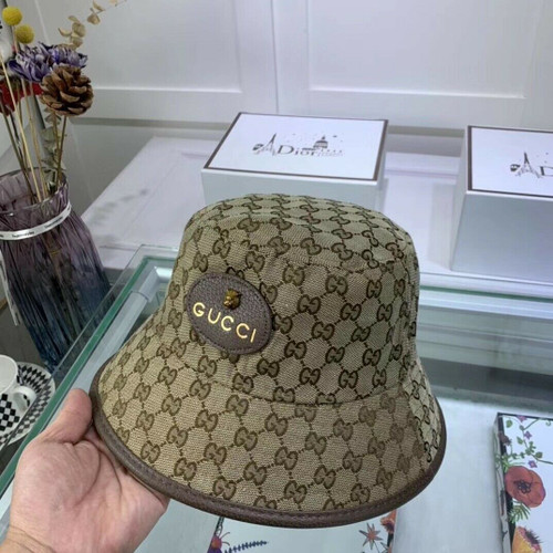 Authentic Gucci Brown GG Canvas Bucket Hat - Ultra Limited Quantities!