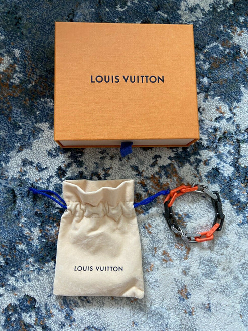 Louis Vuitton Monogram Chain Bracelet MP3143 – Rare Virgil Abloh Design