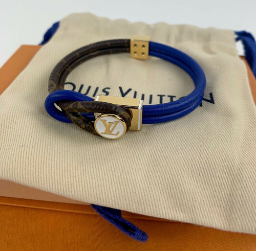 Louis Vuitton LV x NBA Loop It Monogram Canvas Bracelet MP276E - Authentic with Receipt