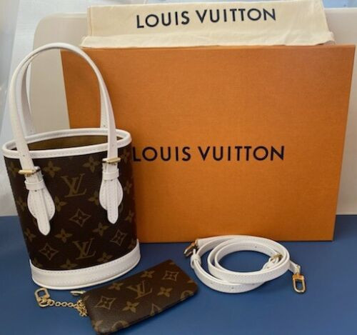Louis Vuitton Monogram Nano Bucket w/ Crossbody Strap & Keychain – NIB, Unique, Luxury Mini Bag