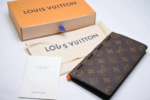 Authentic Louis Vuitton Brazza Wallet Hinge by Virgil Abloh – Monogram Purse Limited Edition MNG _31696