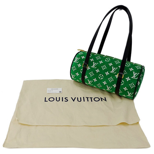 Louis Vuitton x Fragment GI0184 Teddy Bear in black leather and Monogram Eclipse canvas