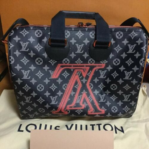 "Louis Vuitton Speedy 40 Vivienne Monogram Pop-Up Edition in Monogram canvas with Vivienne graphic and rolled leather handles