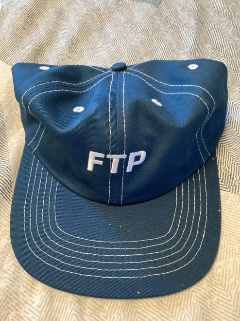 FTP Contrast Stitch 6-Panel Hat in Aqua – Limited Edition