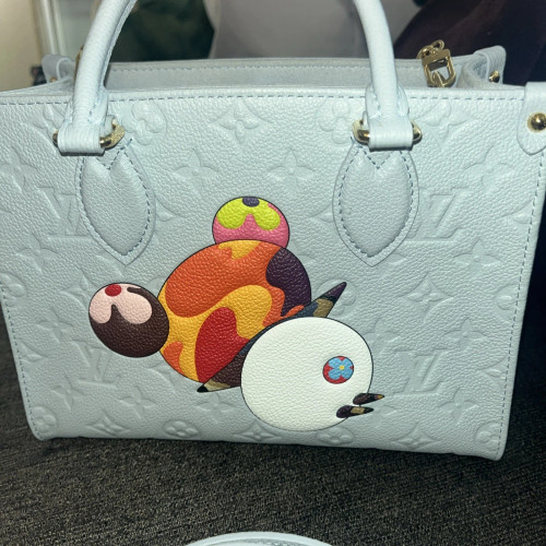 Louis Vuitton Takashi Murakami On The Go PM Panda 2025 handbag