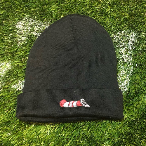 Elevate your streetwear style with the Supreme Black Cat In The Hat Beanie. Limited edition release - grab yours now for a playful and trendy look