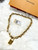 Necklace Louis Vuitton Edge Cadenas New Receipt Tag