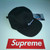 Supreme SS19 Washed Chino Twill Camp Cap in Black - Authentic Box Logo