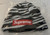 Supreme FW22 Zebra Stripe Box Logo Beanie - Black and White