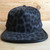Supreme Black Leopard Leather Brim Snapback Cap | SS11 Rare 5-Panel