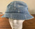Supreme Logo Stripe Jacquard Denim Crusher Hat – Blue FW20 Week 6