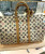 Louis Vuitton Multicolor Monogram Keepall Bag with Tan Leather Straps