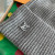 Louis Vuitton Grey Wool Ribbed Beanie with Signature LV Logo