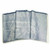 Louis Vuitton Monogram Trunk Denim Blue Silk Cashmere Shawl Scarf Stole - New with Box