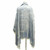 Louis Vuitton Monogram Trunk Denim Blue Silk Cashmere Shawl Scarf Stole - New with Box