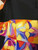 Louis Vuitton Monogram Floral Silk Scarf - Black Multi-Color - 90 cm - 100% Authentic